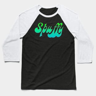 Neon Spuffy (white outline) Baseball T-Shirt